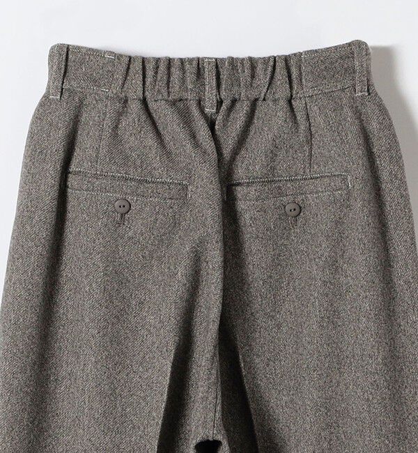 SHIPS any「SHIPS any:〈洗濯機可能〉ウールライク カーブ タック パンツ」|その他|