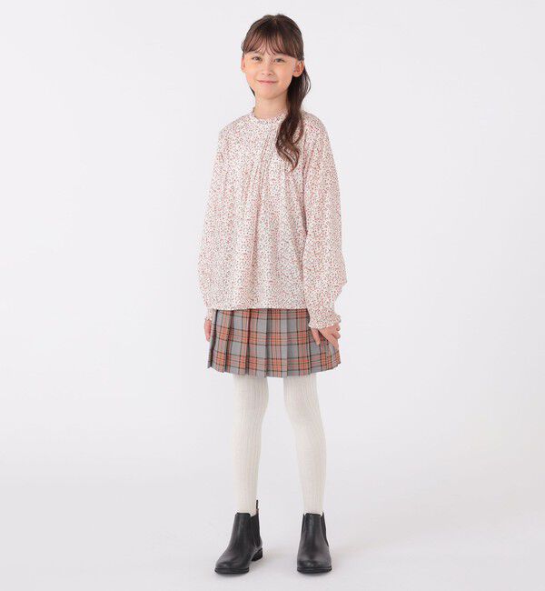 SHIPS KIDS「SHIPS KIDS:140～150cm / リバティ 長袖 ブラウス」|シャツ・ブラウス|