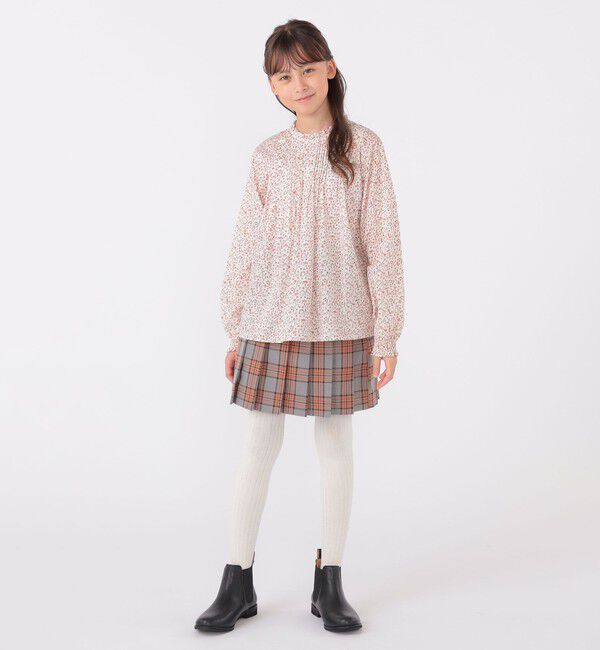 SHIPS KIDS「SHIPS KIDS:140～150cm / リバティ 長袖 ブラウス」|シャツ・ブラウス|