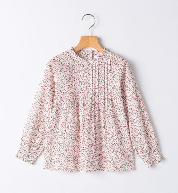 SHIPS KIDS「SHIPS KIDS:140～150cm / リバティ 長袖 ブラウス」|シャツ・ブラウス|