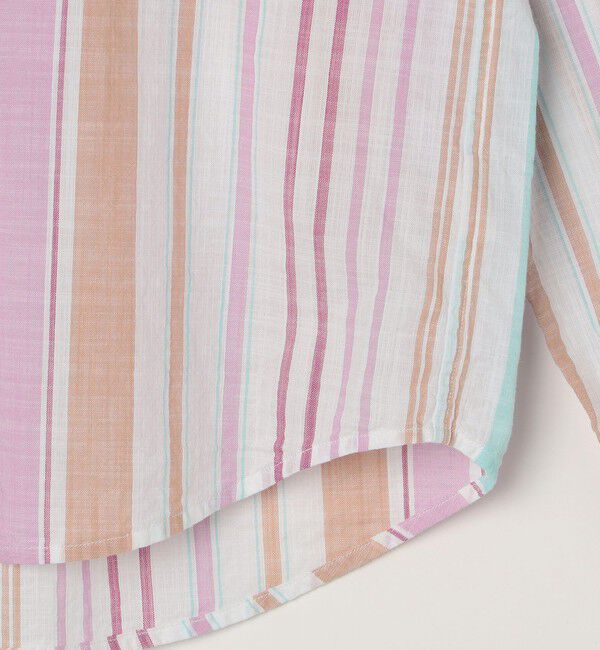 SHIPS any「SHIPS any: BEZ TEXTILE マルチカラー ストライプ / ソリッド ボタンダウン シャツ◇」|シャツ・ブラウス|