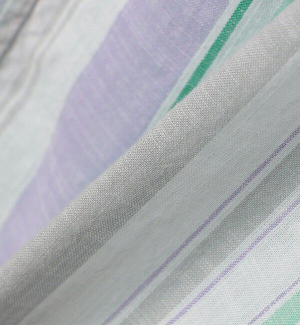 SHIPS any「SHIPS any: BEZ TEXTILE マルチカラー ストライプ / ソリッド ボタンダウン シャツ◇」|シャツ・ブラウス|