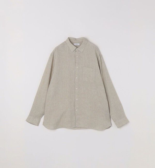 SHIPS any「SHIPS any:〈洗濯機可能〉ピュアリネン レギュラーカラー シャツ◇」|シャツ・ブラウス|