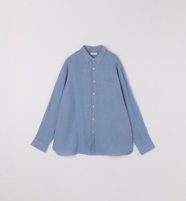 SHIPS any「SHIPS any:〈洗濯機可能〉ピュアリネン レギュラーカラー シャツ◇」|シャツ・ブラウス|
