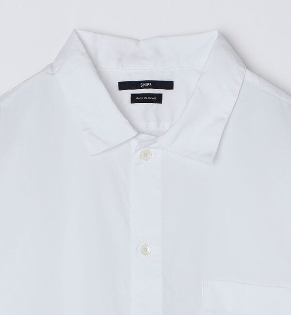 SHIPS「SHIPS: レギュラーカラー ベーシック ウィークエンド 半袖 シャツ」|シャツ・ブラウス|