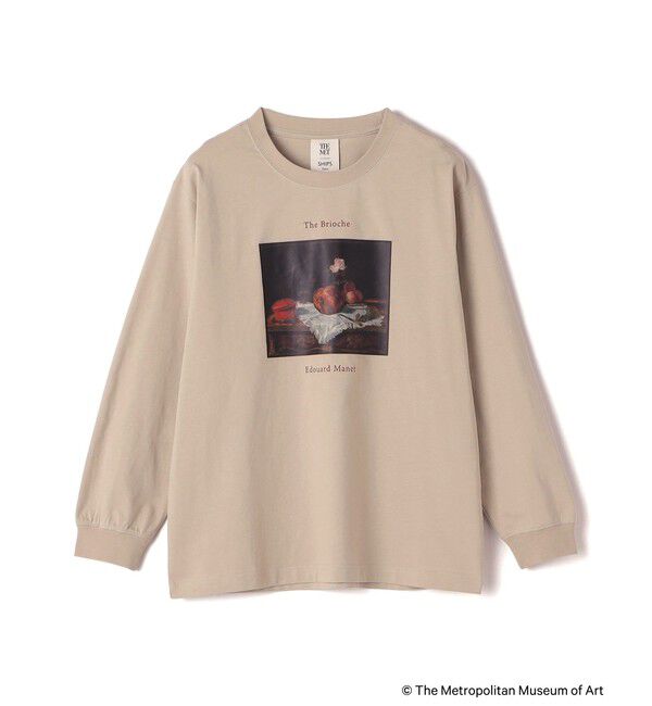 SHIPS Colors 「SHIPS Colors:The Met コラボ マネ アート Ｔシャツ」|Tシャツ・カットソー|ベージュ