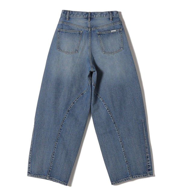 SHIPS for women「《予約》【SHIPS別注】BIT BLUE:バレル レック デニム パンツ」|デニム|