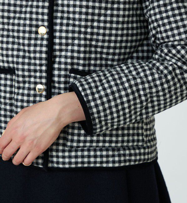 TOMORROWLAND BUYING WEAR「【別注】MACKINTOSH LUNAN キルティングジャケット」|ノーカラージャケット|