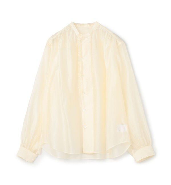 〈新品 未使用〉TOMORROWLAND ホワイトブラウス フロントフリル シースルーローン フロントフリルブラウス（MACPHEE）｜ルミネの