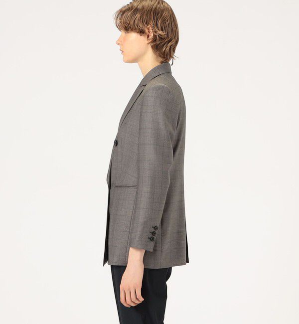 TOMORROWLAND collection「365 GLEN CHECK ダブルブレストジャケット」|テーラードジャケット|