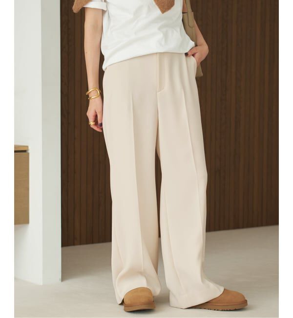 未使用 Plage 23年 ドライ タック ストレート パンツ プラージュ 新品 plage（プラージュ）の「ドライストレートパンツ（）」 - WEAR