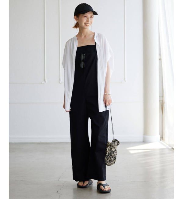 SLOBE IENA「《WEB・一部店舗限定/追加》レーヨンボイルバンドカラーブラウス」|シャツ・ブラウス|