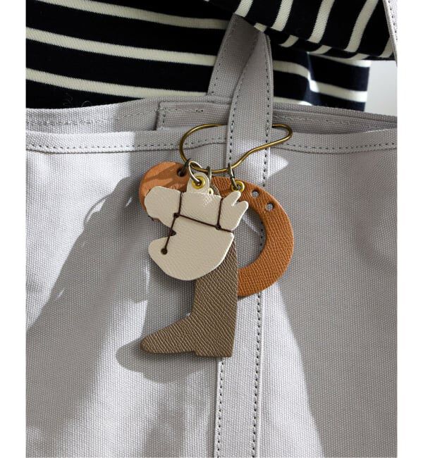 IENA「【HItsuki/ヒツキ】horse charm チャーム」|キーケース|ホワイト