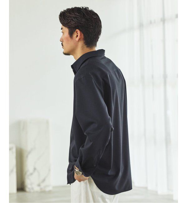 EDIFICE「SUPER 100&rsquo;s  ウール レギュラー シャツ」|シャツ・ブラウス|