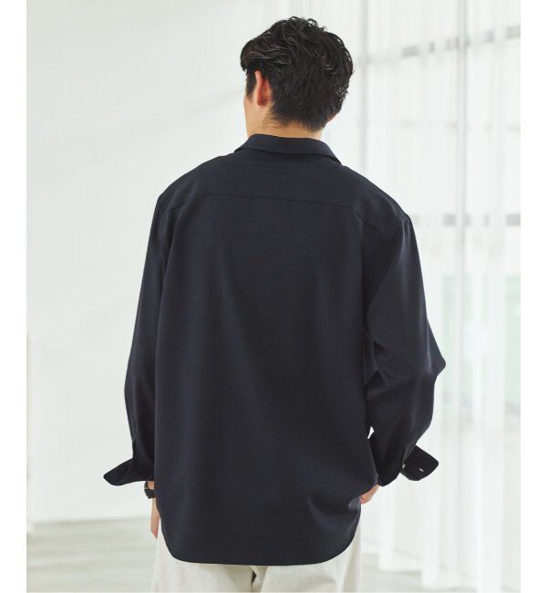 EDIFICE「SUPER 100&rsquo;s  ウール レギュラー シャツ」|シャツ・ブラウス|