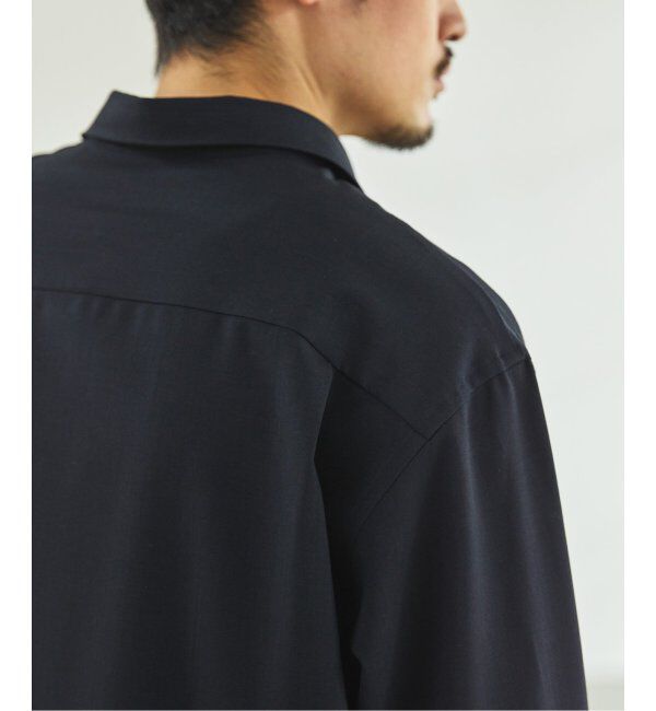 EDIFICE「SUPER 100&rsquo;s  ウール レギュラー シャツ」|シャツ・ブラウス|