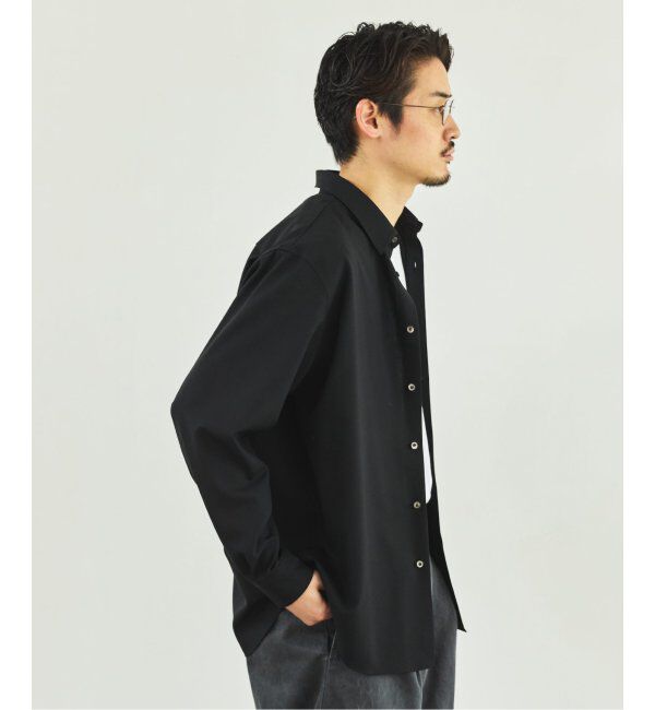 EDIFICE「SUPER 100&rsquo;s  ウール レギュラー シャツ」|シャツ・ブラウス|