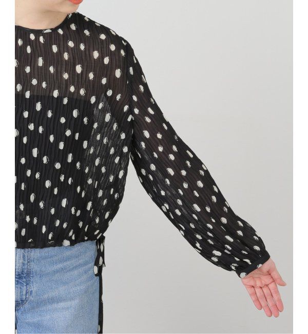 journal standard L'essage「【BAUM UND PFERDGARTEN/バウムウンドヘルガーデン】Plisse ブラウス」|シャツ・ブラウス|