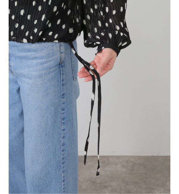 journal standard L'essage「【BAUM UND PFERDGARTEN/バウムウンドヘルガーデン】Plisse ブラウス」|シャツ・ブラウス|