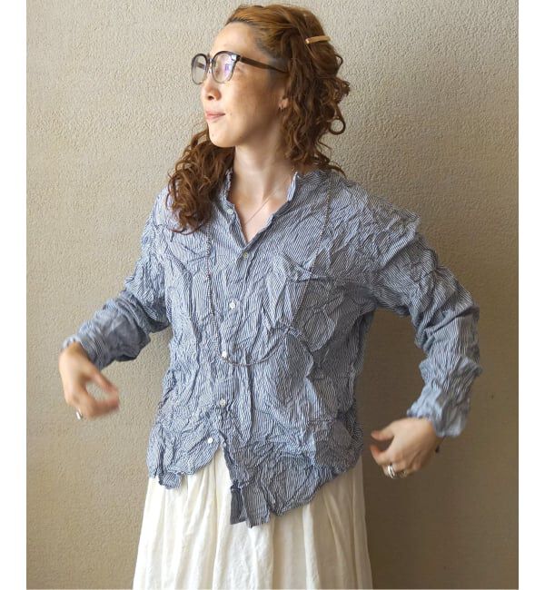 journal standard luxe「【VAS-Y LENTEMENT】STRIPE L/SL SHIRT」|シャツ・ブラウス|