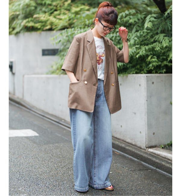 Spick and Span「《追加2》5 1/2 BAGGY DENIM」|デニム|