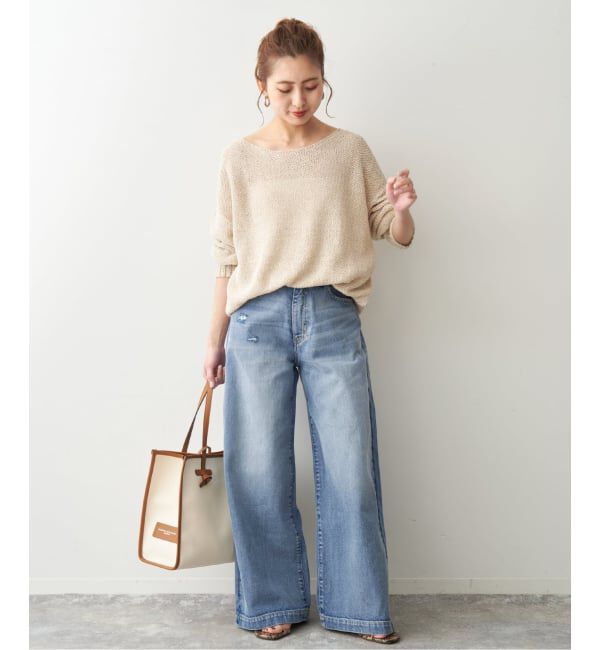 Spick and Span「《追加2》5 1/2 BAGGY DENIM」|デニム|