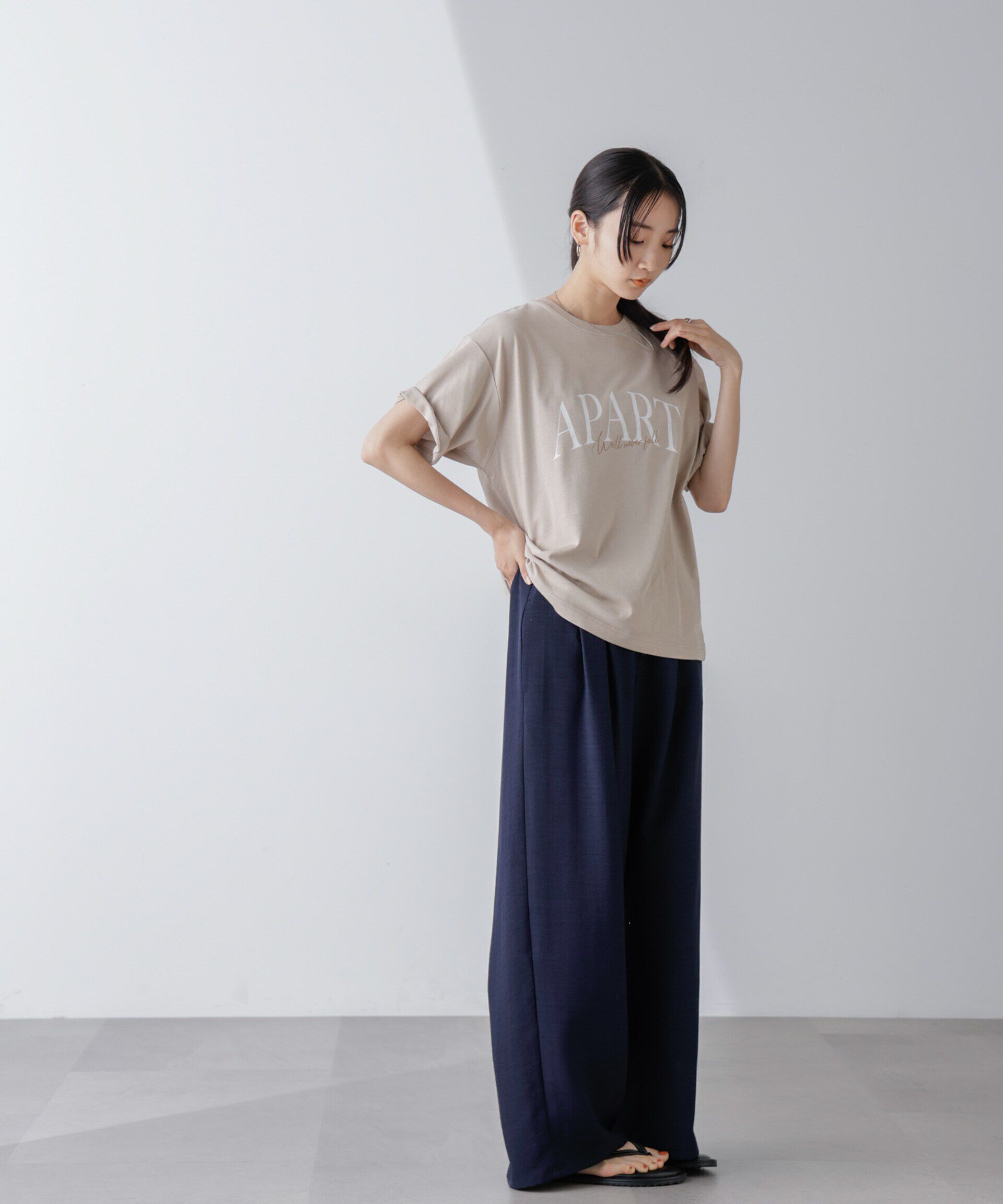 nano･universe「トップス&times;ワイドパンツセットアップ」|ワンピース|