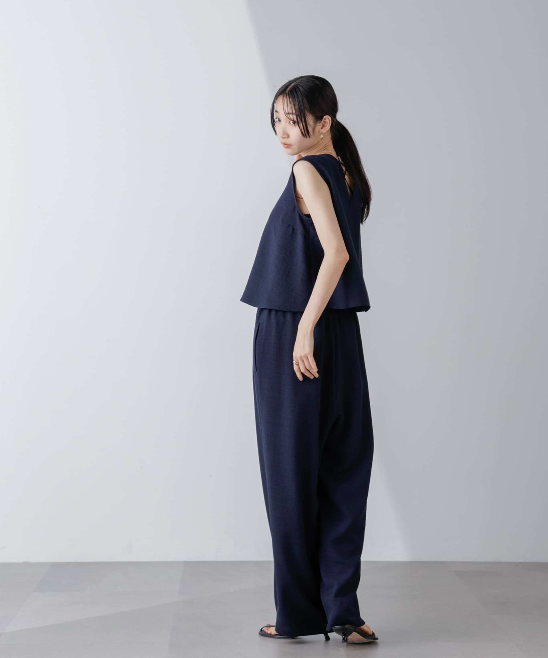 nano･universe「トップス&times;ワイドパンツセットアップ」|ワンピース|