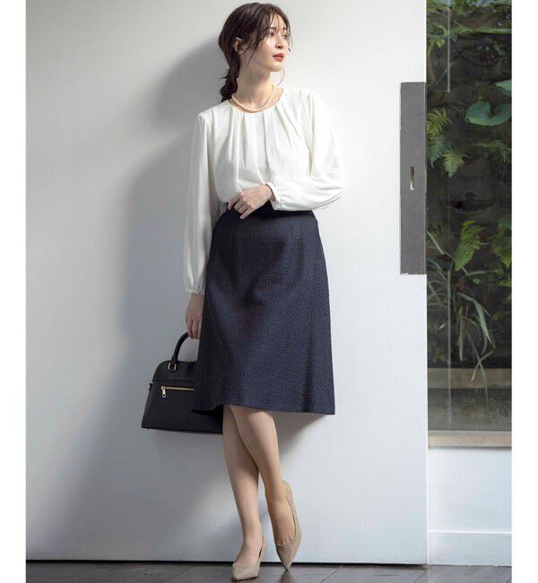 組曲「ドビーシフォン ニュアンスタック ブラウス」|シャツ・ブラウス|