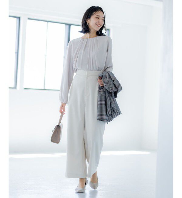 組曲「ドビーシフォン ニュアンスタック ブラウス」|シャツ・ブラウス|