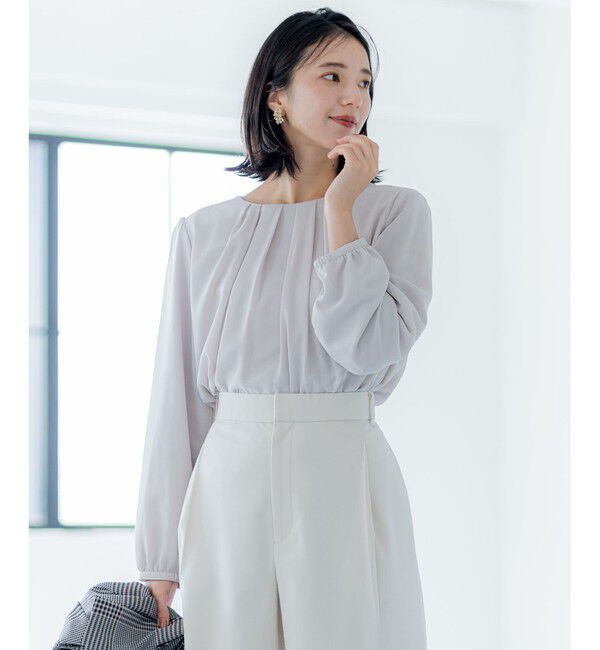 組曲「ドビーシフォン ニュアンスタック ブラウス」|シャツ・ブラウス|