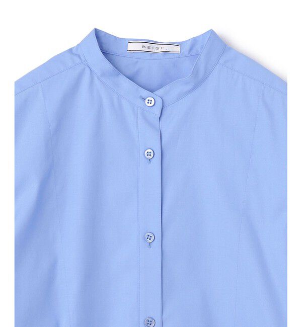 BEIGE,「BAILLEUL / スタンドカラーシャツ」|シャツ・ブラウス|