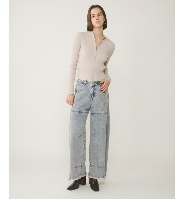 Diagram「リブニットzipトップ」|ニット・セーター|