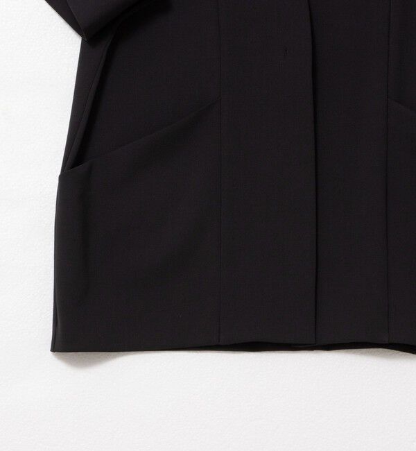 NOLLEY'S「《セットアップ対応》ウォッシャブルツイルフレンチジャケット」|ノーカラージャケット|