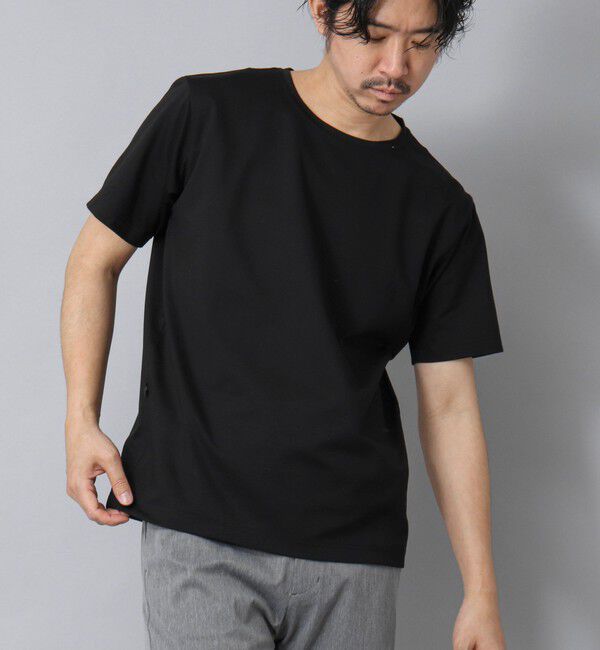 NOLLEY'S goodman「【ACTIVE SECT】《限定展開》ハイゲージスムースTシャツ 25SS」|Tシャツ・カットソー|ブラック