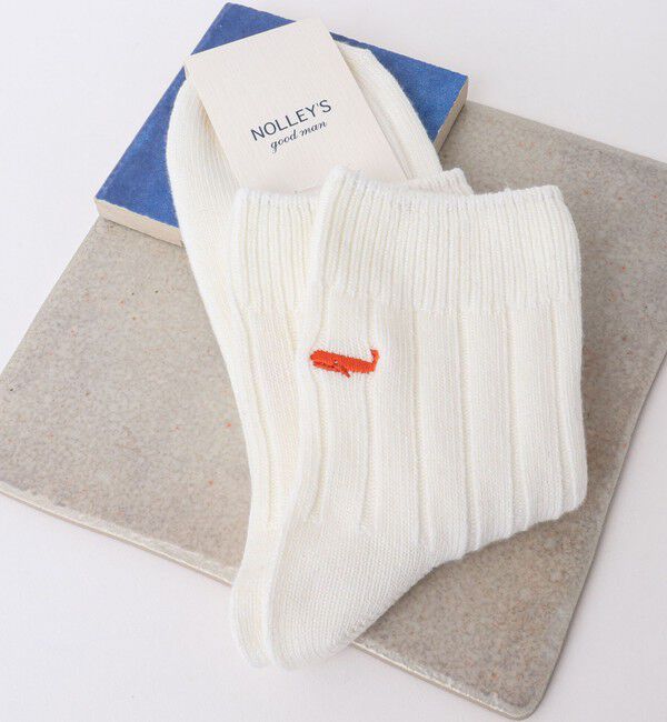 NOLLEY'S goodman「【OCTAVE OCTAVE/オクターブ オクターブ】別注クジラクォーターリブソックス」|ソックス|