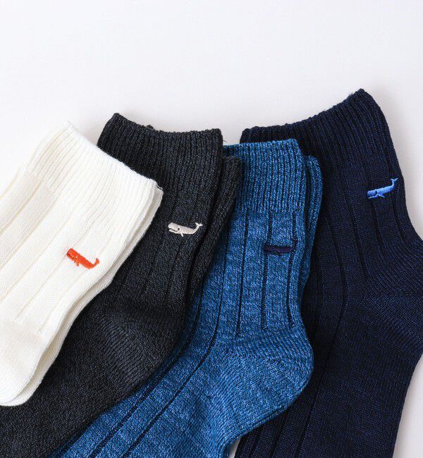 NOLLEY'S goodman「【OCTAVE OCTAVE/オクターブ オクターブ】別注クジラクォーターリブソックス」|ソックス|