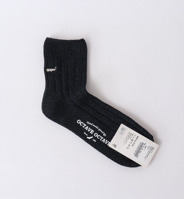 NOLLEY'S goodman「【OCTAVE OCTAVE/オクターブ オクターブ】別注クジラクォーターリブソックス」|ソックス|