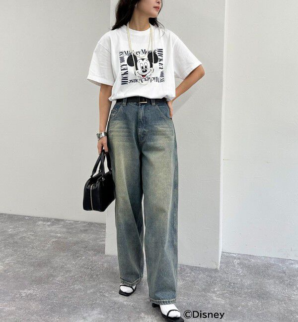 fredy emue「【GOOD ROCK SPEED/グッドロックスピード】Disney Mickey半袖Tシャツ」|Tシャツ・カットソー|