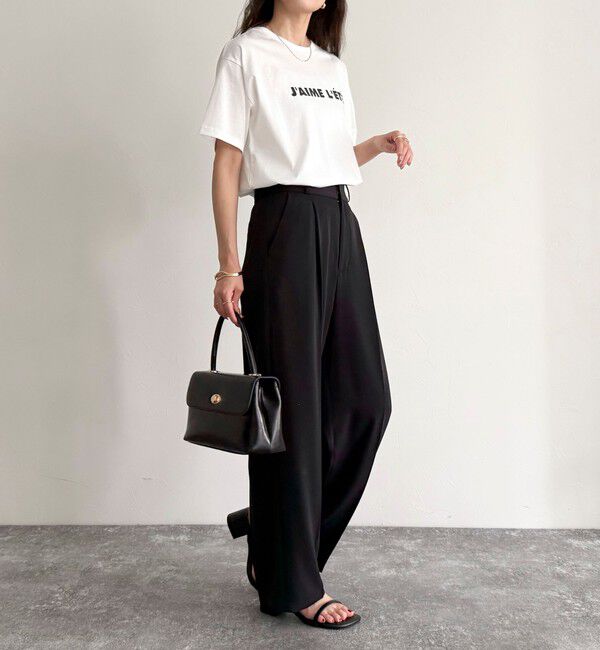 fredy emue「シルケットサマーロゴ半袖Tシャツ」|Tシャツ・カットソー|