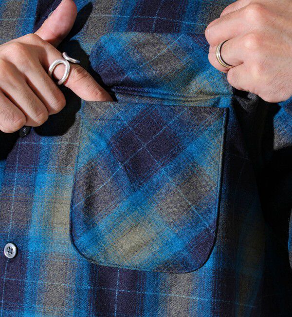 GLOSTER「【PENDLETON】-Crafted in Japan- Open Collar Shirt」|シャツ・ブラウス|