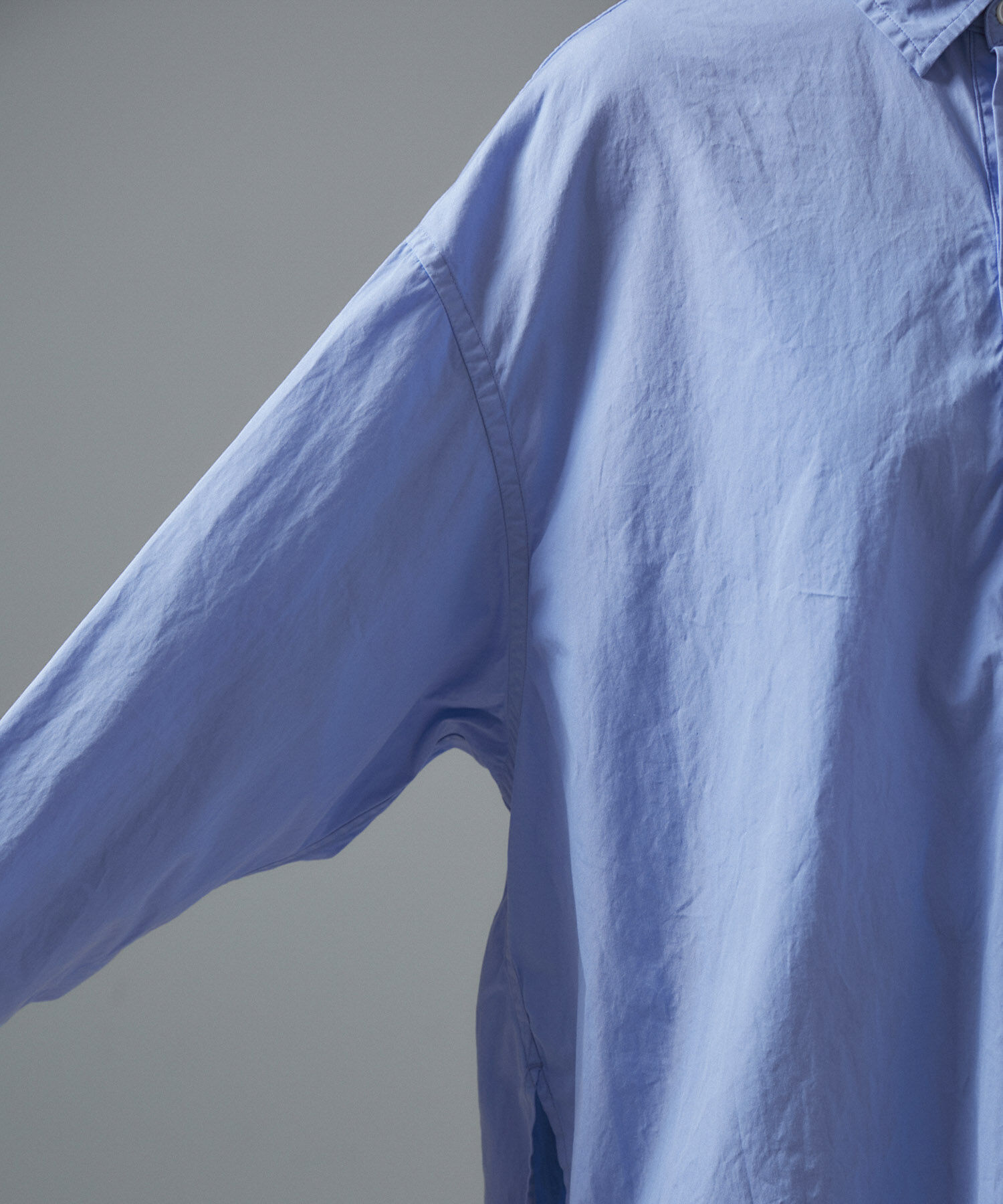 SALON adam et rope'「【Americana（アメリカーナ）】タイプライタークロスロングシャツ/無地」|シャツ・ブラウス|