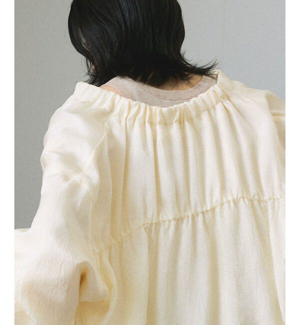 SALON adam et rope'「【WEB限定】アセテートヴィンテージフランス綾ブラウス」|シャツ・ブラウス|