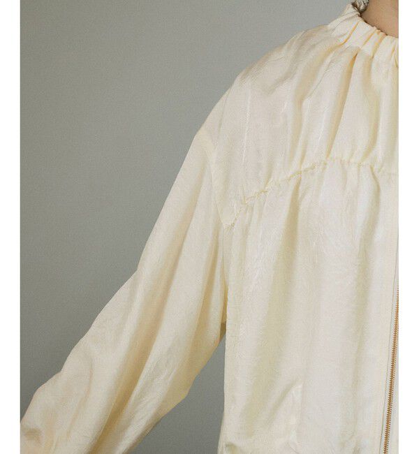 SALON adam et rope'「【WEB限定】アセテートヴィンテージフランス綾ブラウス」|シャツ・ブラウス|