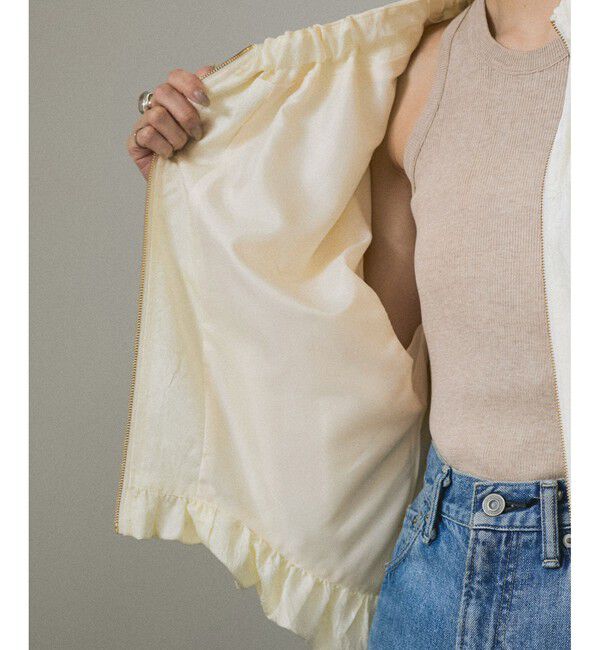 SALON adam et rope'「【WEB限定】アセテートヴィンテージフランス綾ブラウス」|シャツ・ブラウス|