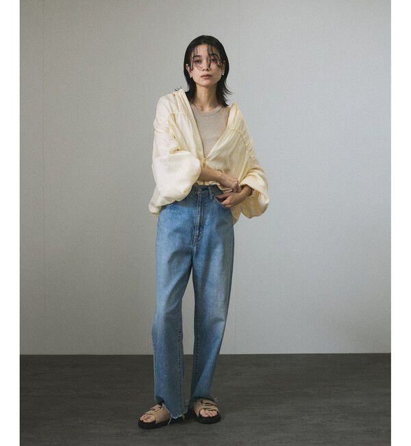 SALON adam et rope'「【WEB限定】アセテートヴィンテージフランス綾ブラウス」|シャツ・ブラウス|