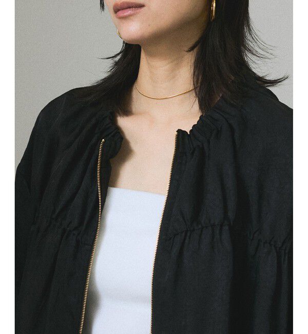 SALON adam et rope'「【WEB限定】アセテートヴィンテージフランス綾ブラウス」|シャツ・ブラウス|