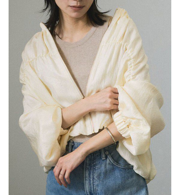 SALON adam et rope'「【WEB限定】アセテートヴィンテージフランス綾ブラウス」|シャツ・ブラウス|