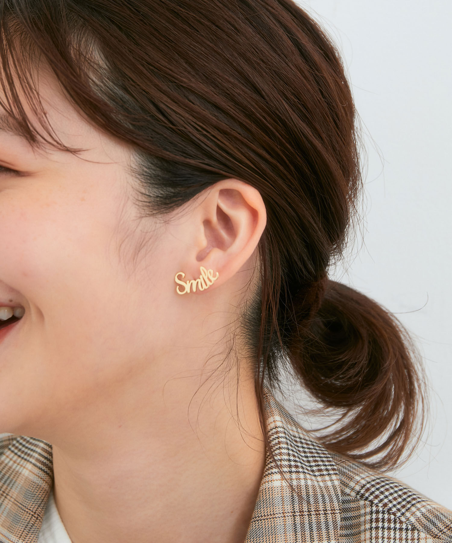 VIS「ポップなモチーフつき。メッセージピアス」|ピアス|