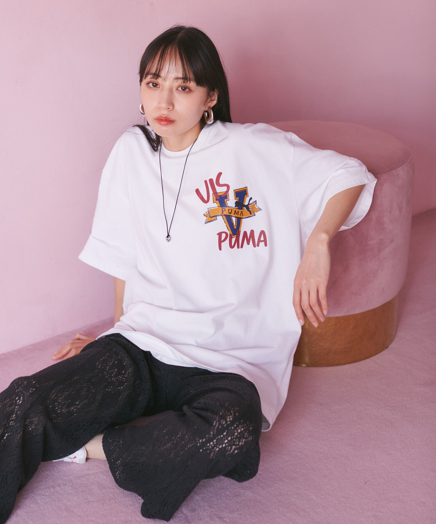 VIS「【洗える】セミフレアレースパンツ」|その他|